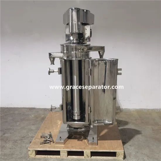 Fermentation Liquid Clarification Tubular Centrifuge Bacterial Cell Recovery Tubular Separator
